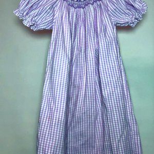 Purple Smocked Dress